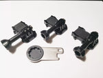 3 X Genuine GoPro Mounting Buckle Mount Clip+Trump Screw Hero 10/9/8/7/6/5/4/3