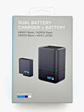 Genuine GoPro Hero7 6 5 Black Dual Battery Charger + Battery