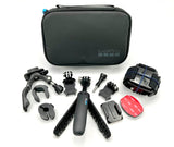 Genuine GoPro Mini Tripod/Bike Handlebar/Head strap/Carry Case Bag