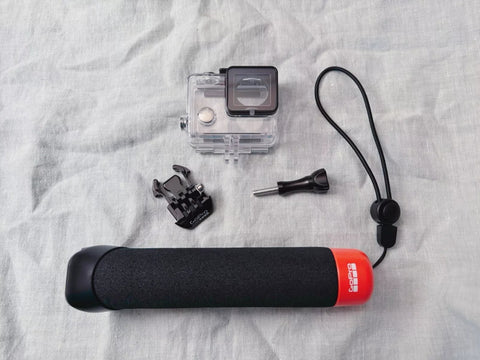 Genuine GoPro Hero 3/3+/4 Waterproof Cover Housing case + Floating Hand Grip