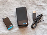 Genuine GoPro Max Dual Battery Charger + Rechargeable Battery Official Accessory