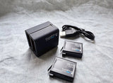 Genuine GoPro Hero4 Dual Battery Charger+2xBattery Hero 4 Black / Hero 4 Silver