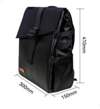 Travel Backpack Camera/Laptop Bag Case for DSLR Sony Canon PU Leather Waterproof