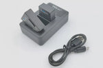 2x Genuine GoPro Hero3+/hero 3 Battery + 3-hole charger(OEM)