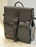 Travel Backpack Camera/Laptop Bag Case for DSLR Sony Canon PU Leather Waterproof