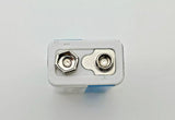 9v Lithium Rechargeable Battery 9volt Li-ion + USB charging Cable