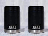 2x YETI Rambler Colster 12oz Can Insulator for Standard Size Cans Black