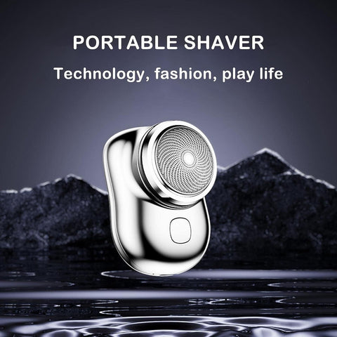 Portable Mini-Shaver for Man USB Rechargeable Pocket Size Suitable for Travel