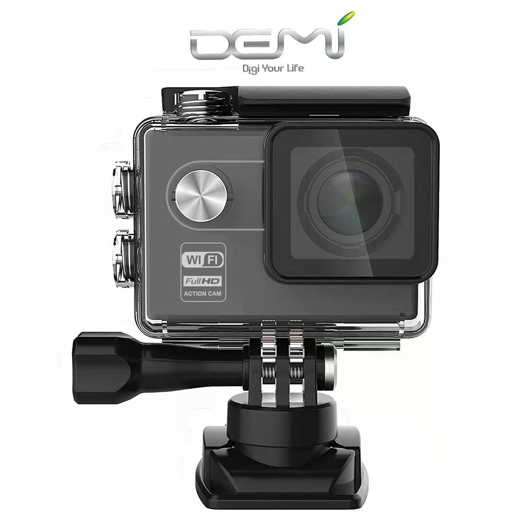New DEMi Action Camera HD Waterproof LCD WiFi Compatible GoPro